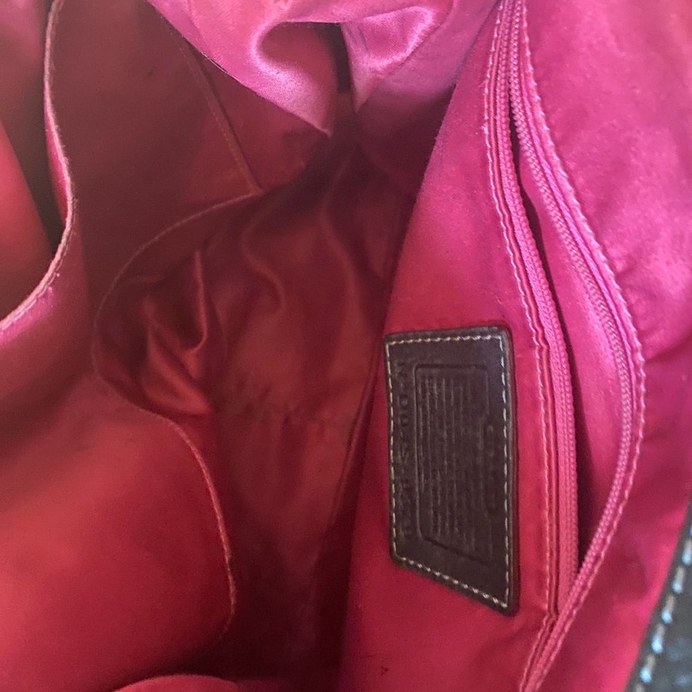 Vintage Leather Coach Hobo Bag - Picture 11 of 13